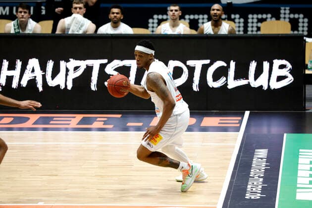 30 12 2020, easyCredit Basketball Bundesliga, BBL, season 2020 2021, men, Chemnitz Niners Syntainics MBC Kyndahl Hill, Syntainics MBC Chemnitz Fair Chemnitz Saxony Germany