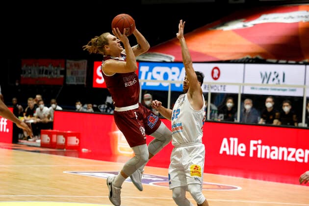 30 12 2020, easyCredit Basketball Bundesliga, BBL, season 2020 2021, men, Chemnitz Niners Syntainics MBC Malte Ziegenhagen, Niners Chemnitz Chemnitz Fair Chemnitz Saxony Germany
