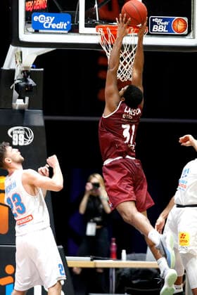 30 12 2020, easyCredit Basketball Bundesliga, BBL, season 2020 2021, men, Chemnitz Niners Syntainics MBC Joe Lawson, Niners Chemnitz Chemnitz Fair Chemnitz Saxony Germany