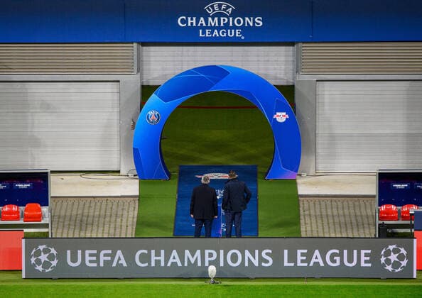 Impression from the Red Bull Arena before the match UEFA Champions League 2020 21, Matchday 3 RB Leipzig PSG Paris Saint Germain 2 1 on 4 November 2020 Red Bull Arena, Leipzig RB Leipzig Paris Saint Germain