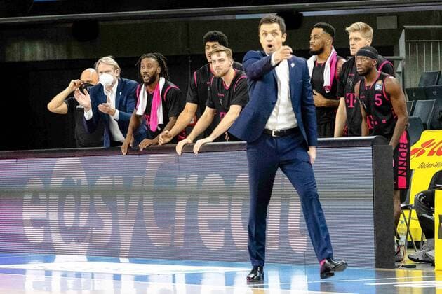 Igor Jovovic Telekom Baskets Bonn HeadCoach leaves GER, Ratiopharm Ulm vs Telekom Baskets Bonn, easycredit 1 Bundesliga Basketball, 11 Matchday, Season 2020 21, 02 01 2021 Ratiopharm Ulm vs Telekom Baskets Bonn, Basketball New Ulm. Copyright: xEibner-Pressefotox EP_RBE
