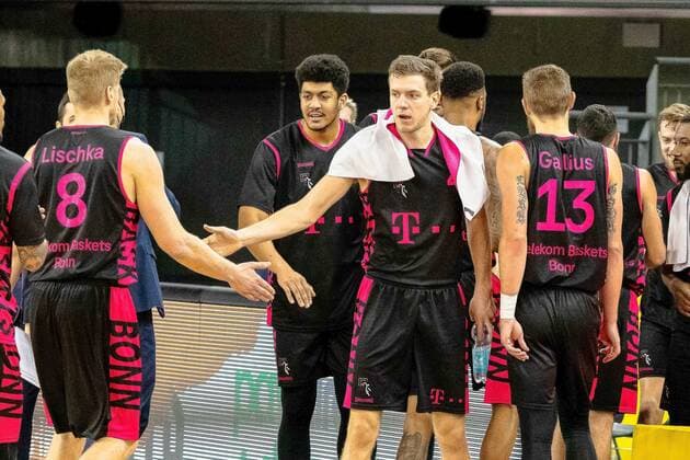 Disappointment at Telekom Baskets GER, Ratiopharm Ulm vs Telekom Baskets Bonn, easycredit 1 Bundesliga Basketball, 11 matchday, season 2020 21, 02 01 2021 Ratiopharm Ulm vs Telekom Baskets Bonn, Basketball New Ulm. Copyright: xEibner-Pressefotox EP_RBE