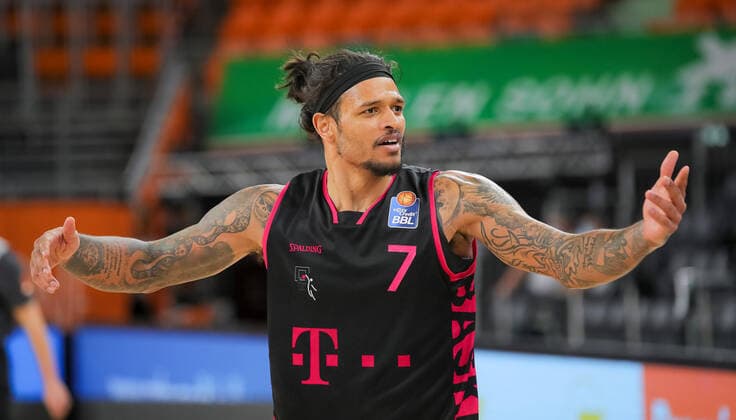 Chris Babb Bonn ratiopharm Ulm vs Telekom Baskets Bonn, Basketball, easyCredit BBL Bundesliga, Matchday 11, 02 01 2021 ratiopharm Ulm vs Telekom Baskets Bonn, easyCredit BBL Bundesliga, Matchday 11, 02 01 2021 New Ulm Copyright: xEibner-Pressefotox EP_FAR