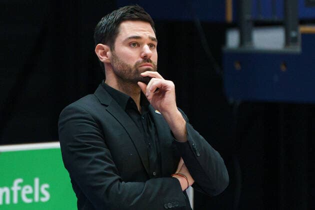 Basketball, Men, BBL, 11 Matchday, 02 01 2021, SYNTAINICS MBC Fraport Skyliners, Head Coach Sebastian Gleim Skyliners GER, BBL, Basketball, Men, SYNTAINICS MBC Fraport Skyliners, 02 01 2021, Weissenfels Copyright: xSchulz Eibner-Pressefotox ep_esz