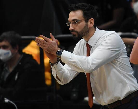 GER, 1 BBL, Hamburg Towers vs SC Rasta Vechta 02 01 2021,,GER, 1 BBL, Hamburg Towers vs SC Rasta Veschta in picture coach Thomas Paech Päch Vechta nordphotox xWitke nph00002