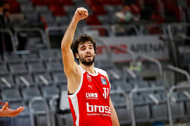 Michele Vitali Brose Bamberg, 31 Brose Bamberg EWE Baskets Oldenburg easyCredit BBL Basketball Bundesliga Basketball Season 2020 21 11 Matchday, 03 01 2021 Bamberg, Brose Arena Copyright: DanielxLöb
