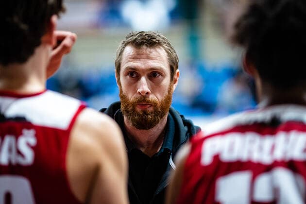 Coach Johannes Strasser Rheinstars Cologne during the season 2020 21 men in the Barmer Bundesliga ProB between BSW Sixers and Rheinstars Cologne at the Ballsporthalle Sandersdorf on 3 January 2021 in Sandersdorf, Saxony-Anhalt, Germany