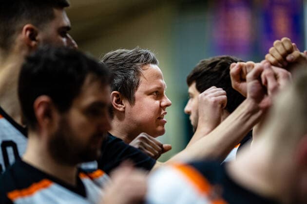 Coach Sebastian Ludwig BSW Sixers during the 2020 21 mens season in the Barmer Bundesliga ProB between BSW Sixers and Rheinstars Köln at Ballsporthalle Sandersdorf on 3 January 2021 in Sandersdorf, Saxony Anhalt, Germany