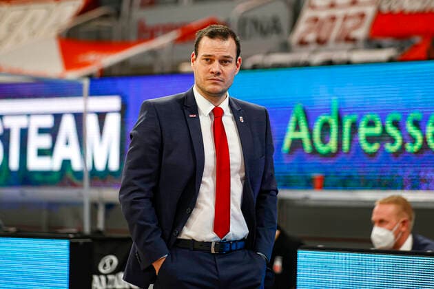 Headcoach Johan Roijakkers Brose Bamberg Brose Bamberg EWE Baskets Oldenburg easyCredit BBL Basketball Bundesliga Basketball Season 2020 21 11 Matchday, 03 01 2021 Bamberg, Brose Arena Copyright: DanielxLöb