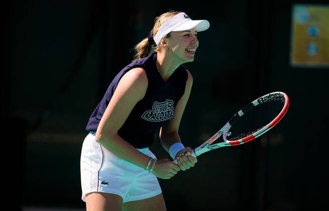January 4, 2021, Abu Dhabi, UNITED ARAB EMIRATES: Anett Kontaveit of Estonia during practice ahead of the 2021 Abu Dhabi WTA, Tennis Damen Womens Tennis Open WTA 500 tournament. Abu Dhabi UNITED ARAB EMIRATES - ZUMAa181 20210104_zaa_a181_041 Copyright: xRobxPrangex