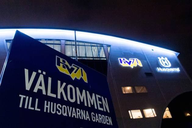 210104 Husqvarna Garden before the ice hockey match in the SHL between HV71 and Leksand on January 4, 2021 in Jönköping,  Copyright: CARLxSANDIN BB210104CS004
