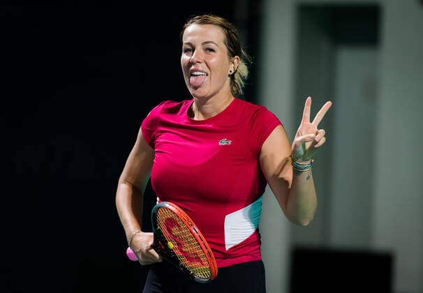 January 4, 2021, Abu Dhabi, UNITED ARAB EMIRATES: Anastasia Pavlyuchenkova of Russia during practice ahead of the 2021 Abu Dhabi WTA, Tennis Damen Womens Tennis Open WTA 500 tournament. Abu Dhabi UNITED ARAB EMIRATES - ZUMAa181 20210104_zaa_a181_115 Copyright: xRobxPrangex
