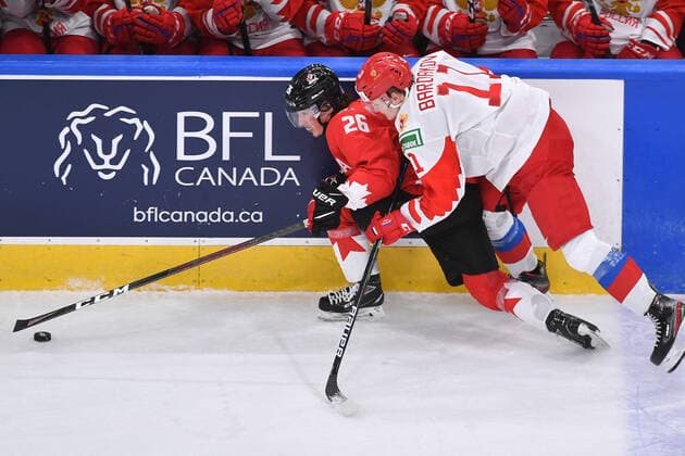 Ice hockey, U20 World Championship, Canada - Russia