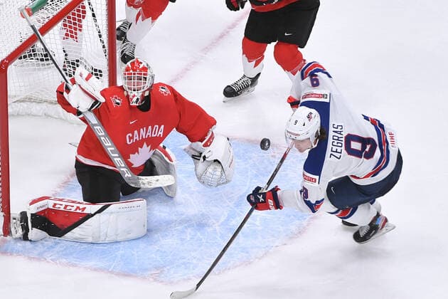 Ice hockey, U20 World Championship, USA - Canada