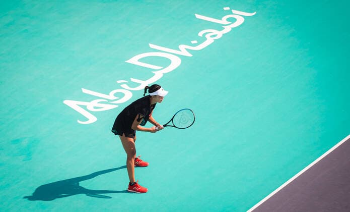 Tennis, WTA Tournament in Abu Dhabi