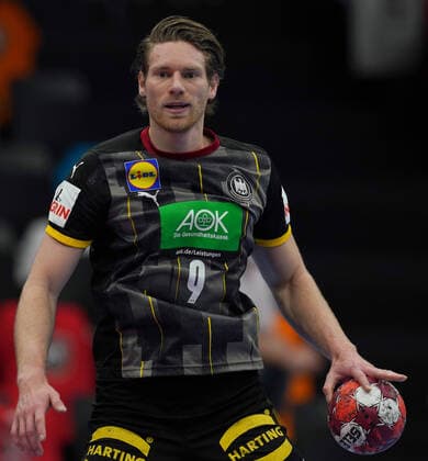 HANDBALL - EHF EURO 2022, quali, AUT vs GER GRAZ,AUSTRIA,06.JAN.21 - HANDBALL - EHF EURO 2022 qualification, Austria vs Germany. Image shows Tobias Reichmann (GER). GEPAxpictures xMichaelxRiedler