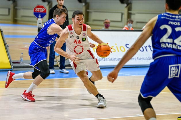 Barmer 2 Basketball Bundesliga ProB, Rheinstars Koeln vs VfL SparkassenStars Bochum, 06 01 2021 Benedict van Laack RheinStars Koeln 44 , Barmer 2 Basketball Bundesliga ProB, Rheinstars Koeln vs VfL SparkassenStars Bochum on 06 01 2021 in the Basketball Campus Koeln in Koeln North Rhine Westphalia Copyright: xBEAUTIFULxSPORTS Mueller-Laschetx