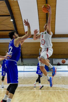 Barmer 2 Basketball Bundesliga ProB, Rheinstars Koeln vs VfL SparkassenStars Bochum, 06 01 2021 Thomas Michel RheinStars Koeln 7 , Barmer 2 Basketball Bundesliga ProB, Rheinstars Koeln vs VfL SparkassenStars Bochum on 06 01 2021 in the Basketball Campus Koeln in Koeln North Rhine Westphalia Copyright: xBEAUTIFULxSPORTS Mueller-Laschetx
