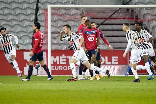 JOIE - 24 ROMAIN THOMAS (SCO) FOOTBALL : Lille vs Angers - Ligue 1 Uber Eats - 06 01 2021 FEP Panoramic 