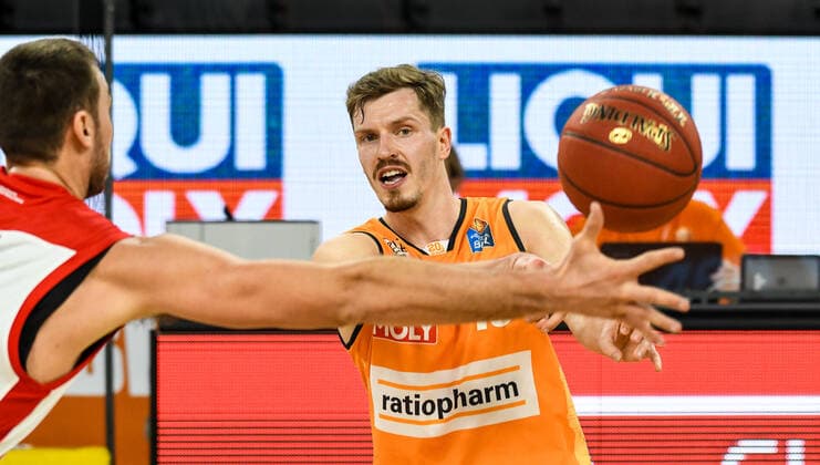 GER, BBL, ratiopharm ulm vs Bose Bamberg 06 01 2021, ratiopharm arena, New Ulm, GER, BBL, ratiopharm ulm vs Bose Bamberg, pictured Andreas Obst Ulm, 13 nordphotoxHafner nph00200
