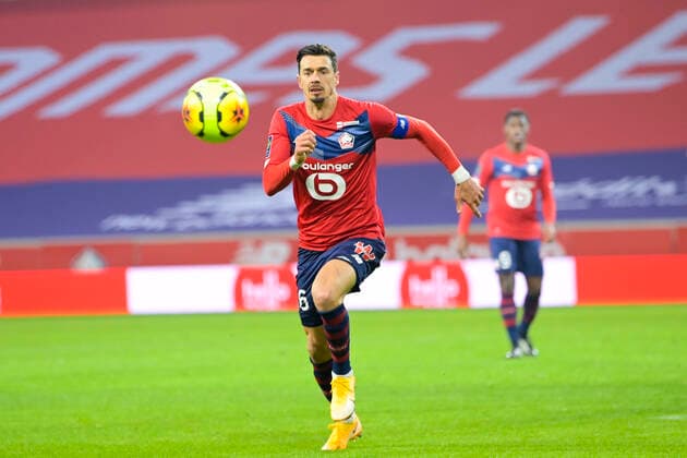 Jose Fonte (Losc) FOOTBALL : LOSC vs Angers - Ligue1 Uber eats - 06 01 2021 JBAutissier Panoramic 