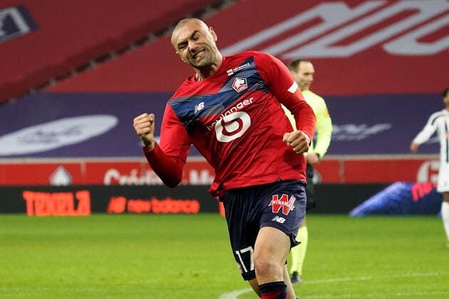 JOIE - 17 BURAK YILMAZ (LIL) FOOTBALL : Lille vs Angers - Ligue 1 Uber Eats - 06 01 2021 FEP Panoramic 