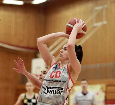 Wasserburg, Badria Halle, 06 01 21, Basketball, 1 Bundesliga Women, TSV 1880 Wasserburg vs TK Hannover, in picture Margaret MULLIGAN Wasserburg US , Copyright: HMBxMediax xHeikoxBecker