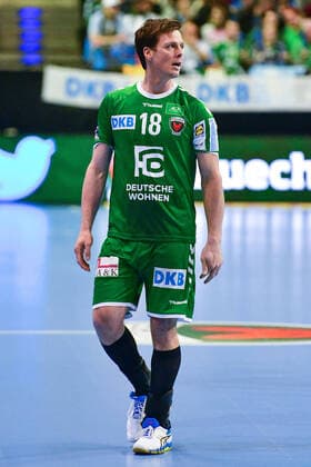 Berlin, Germany 27 February 2020 1 HBL 19 20 Fuechse Berlin vs HSG Nordhorn Lingen Hans Lindberg Fuechse Berlin , Action Single Frame Freisteller Max Schmeling Halle Berlin Copyright: xFotostandx xReuhlx