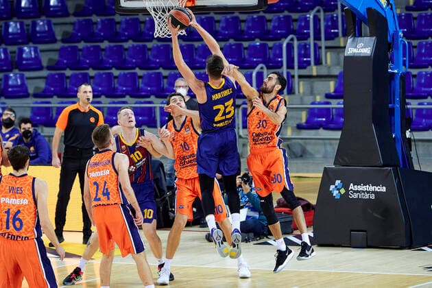 January 7, 2021, Barcelona, Spain: Martinez of FC Barcelona, Barca during the Turkish Airlines EuroLeague match between FC Barcelona and Valencia Basket at Palau Blaugrana in Barcelona, Spain. Barcelona Spain - ZUMAd159 20210107_zia_d159_090 Copyright: xGerardxFrancox