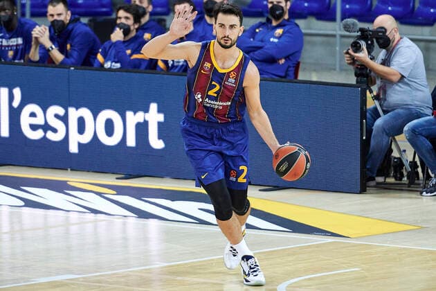 January 7, 2021, Barcelona, Spain: Westerman of FC Barcelona, Barca during the Turkish Airlines EuroLeague match between FC Barcelona and Valencia Basket at Palau Blaugrana in Barcelona, Spain. Barcelona Spain - ZUMAd159 20210107_zia_d159_136 Copyright: xGerardxFrancox