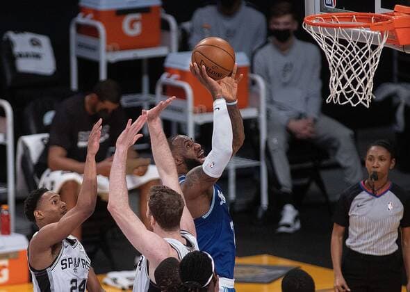 Basketball, NBA, Los Angeles Lakers - San Antonio Spurs