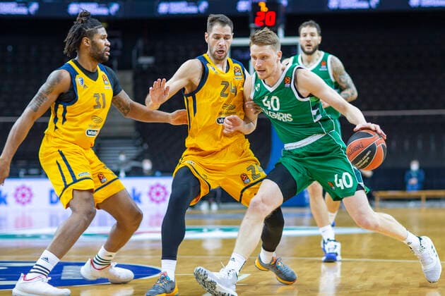 Basketball, Euroleague, Zalgiris Kaunas - BC Khimki Moscow