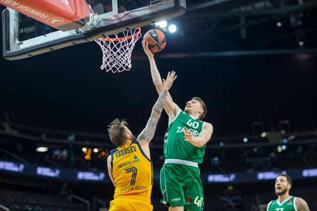 2021-01-08 Kaunas Lithuania. Basketball team Zalgiris Kaunas plays vs Khimki Moscow region Euroleague game at Zalgiris arena in Kaunas on Friday 8 of January 2021. MARIUS GRIGONIS, SERGEY KARASEV. Kaunas Lithuania  Copyright: xKarolisxKavolelisx Euroleague basketball