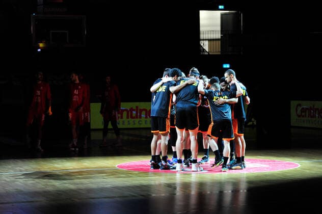 Basketball Bundesliga 12 Matchday RASTA Vechta Brose Bamberg on 08 01 2021 at the RASTA Dome in Vechta Team Rasta Vechta BK