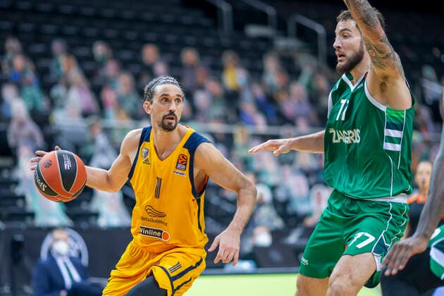 2021-01-08 Kaunas Lithuania. Basketball team Zalgiris Kaunas plays vs Khimki Moscow region Euroleague game at Zalgiris arena in Kaunas on Friday 8 of January 2021. ALEXEY SHVED. Kaunas Lithuania  Copyright: xKarolisxKavolelisx Euroleague basketball