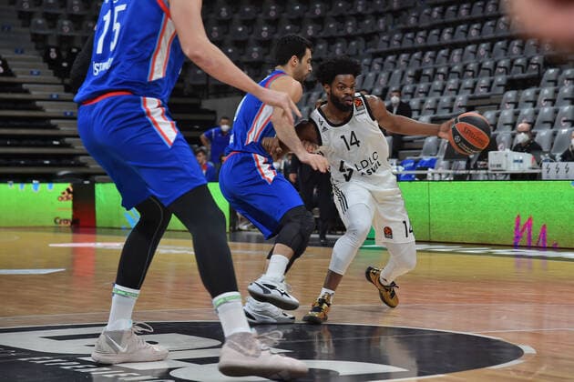 Derrick Walton Jr (asvel) BASKETBALL : LDLC ASVEL vs Anadolu Efes Istambul - Euroleague - 08 01 2021 FredericChambert Panoramic 