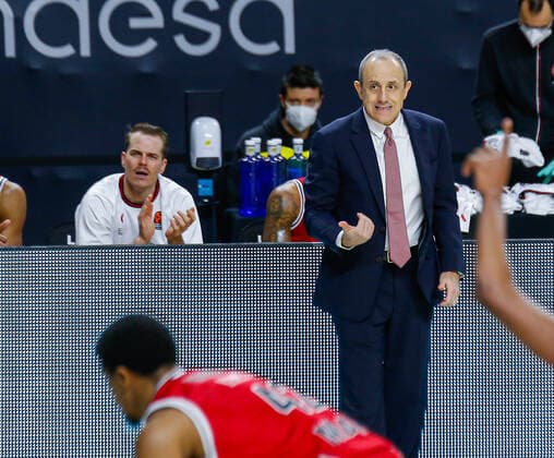 MATCH Day 18 Mens Euroleague Madrid Real Madrid vs Olimpia Milano Ettore Messina Madrid Madrid Spain Basketball  Copyright: xAlbaxPachecox