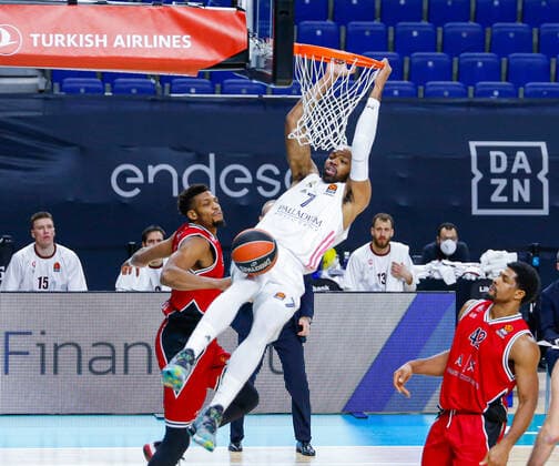 MATCH Day 18 Mens Euroleague Madrid Real Madrid vs Olimpia Milano Alex Tyus Madrid Madrid Spain  Copyright: xAlbaxPachecox