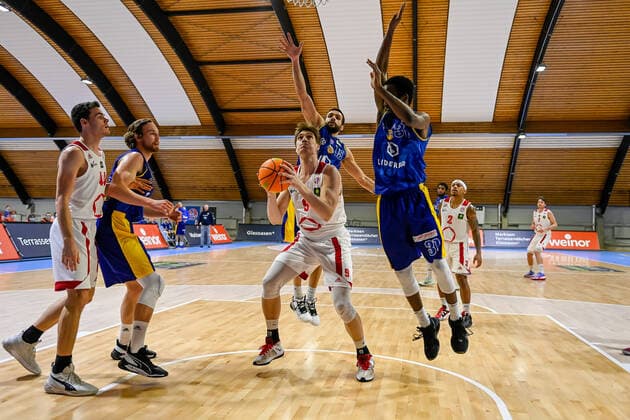 Barmer 2 Basketball Bundesliga ProB, Rheinstars Koeln vs EN BASKETS Schwelm, 09 01 2021 Florian Wendeler RheinStars Koeln 9 , Barmer 2 Basketball Bundesliga ProB, Rheinstars Koeln vs EN BASKETS Schwelm on 09 01 2021 in the Basketball Campus Koeln in Koeln North Rhine Westphalia Copyright: xBEAUTIFULxSPORTS Mueller-Laschetx
