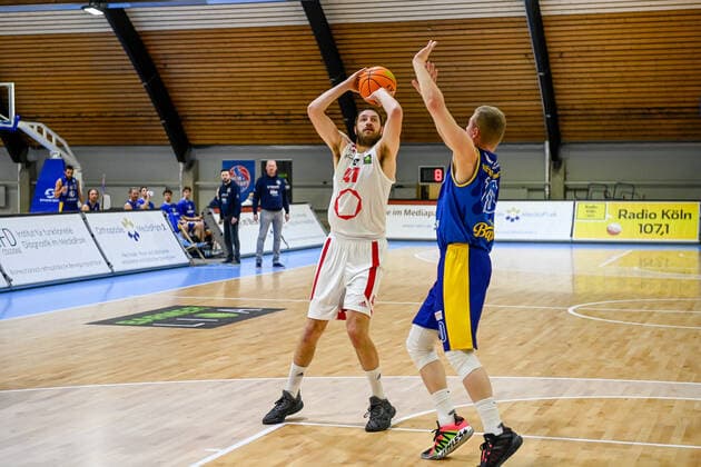 Barmer 2 Basketball Bundesliga ProB, Rheinstars Koeln vs EN BASKETS Schwelm, 09 01 2021 Max Dohmen RheinStars Koeln 47 , Barmer 2 Basketball Bundesliga ProB, Rheinstars Koeln vs EN BASKETS Schwelm on 09 01 2021 in the Basketball Campus Koeln in Koeln North Rhine Westphalia Copyright: xBEAUTIFULxSPORTS Mueller-Laschetx