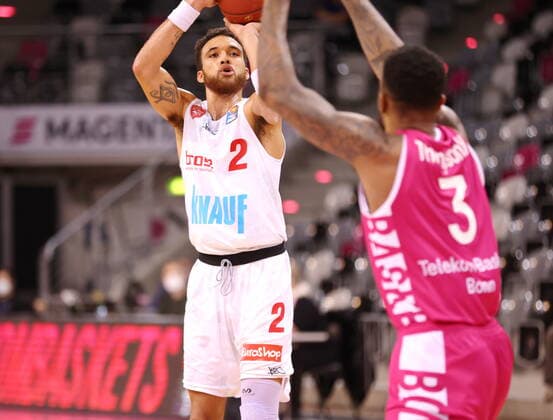 Telekom Baskets Bonn vs Brekkott Chapman s Oliver Würzburg easyCredit BBL 1 Bundesliga , 2020 2021 season , Matchday 12