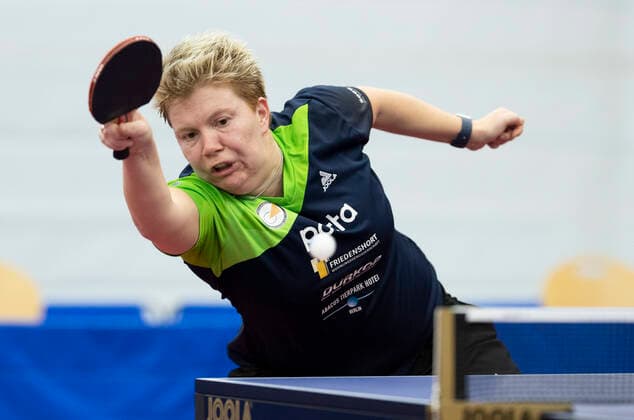 Table Tennis 1 Bundesliga, Season 2020 2021, 6 Matchday TTC Berlin eastside ESV Weil on 09 01 2021 in Berlin Berlin Jessica Göbel Berlin Copyright: xKirchner MarcoxSteinbrennerx