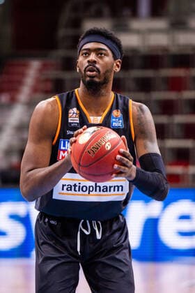 Aric Holman ratiopharm Ulm 35 1 Basketball Bundesliga MHP RIESEN Ludwigsburg ratiopharm Ulm on 09 01 2021 in Ludwigsburg MHPArena , Baden Wuerttemberg, Germany 09 01 21 Basketball , 09 01 2021, Germany xpxsdx