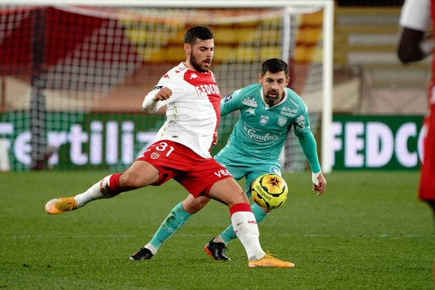 Kevin Volland (AS Monaco) FOOTBALL : AS Monaco vs Angers - Monaco - 09 01 2021 NorbertScanella PanoramiC 
