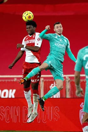 Aurelien Tchouameni (AS Monaco) FOOTBALL : AS Monaco vs Angers - Monaco - 09 01 2021 NorbertScanella PanoramiC 