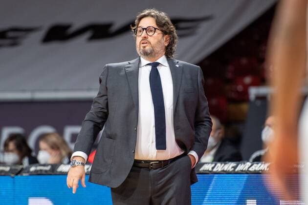 Head Coach Andrea Trinchieri FC Bayern , FC Bayern Basketball vs Niners Chemnitz, BBL, 10 01 2021 Muenchen Bayern Germany Copyright: xkolbert-press UlrichxGamelx