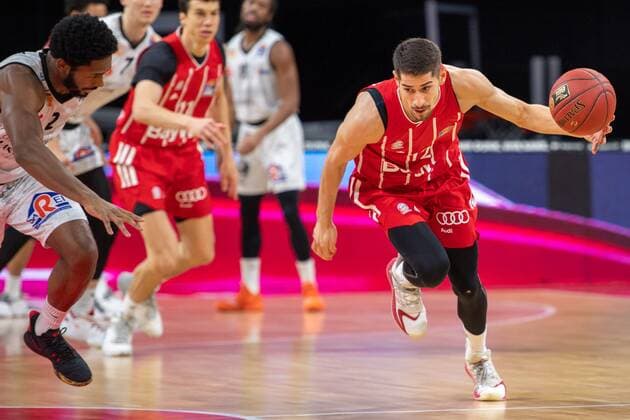 Diego Flaccadori 12 FC Bayern , FC Bayern Basketball vs Niners Chemnitz, BBL, 10 01 2021 Munich Bavaria Germany Copyright: xkolbert-press UlrichxGamelx
