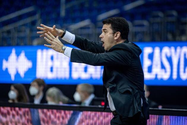 Basketball Berlin 10 01 2021 Season 2020 2021 easyCredit BBL 1 Bundesliga Alba Berlin JobStairs GIESSEN 46ers Israel Gonzalez Alba Berlin, assistant coach