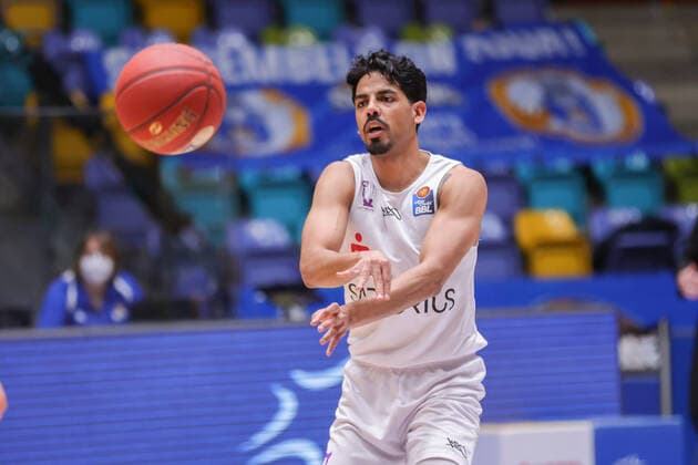 Fraport Skyliners BG Goettingen, easyCredit BBL Jorge Gutierrez BG Goettingen, 7 Basketball match of the easyCredit BBL between Fraport Skyliners and BG Goettingen on 10 January 2021 at Fraport Arena in Frankfurt am Main , Frankfurt am Main Hesse Germany Fraport Arena