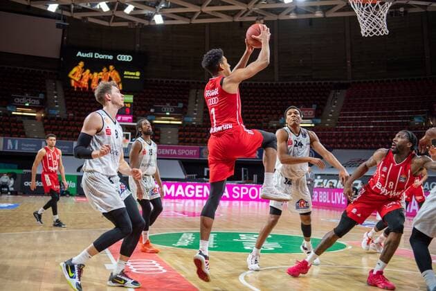 Jason George 1 FC Bayern , FC Bayern Basketball vs Niners Chemnitz, BBL, 10 01 2021 Munich Bavaria Germany Copyright: xkolbert-press UlrichxGamelx